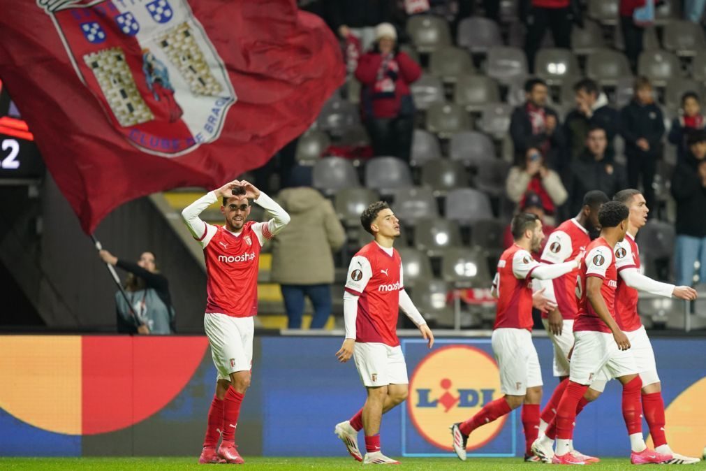 Sporting de Braga afastado da Liga Europa apesar de vencer Lazio