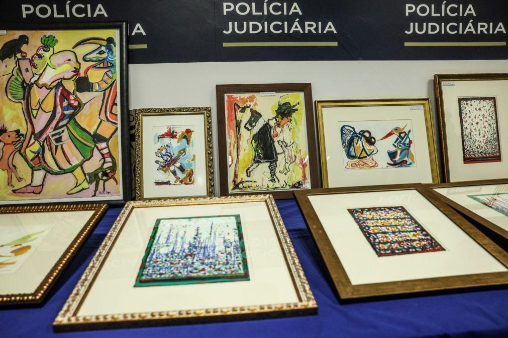 PJ deteve falsificador de obras de artistas como Paula Rego e Cargaleiro