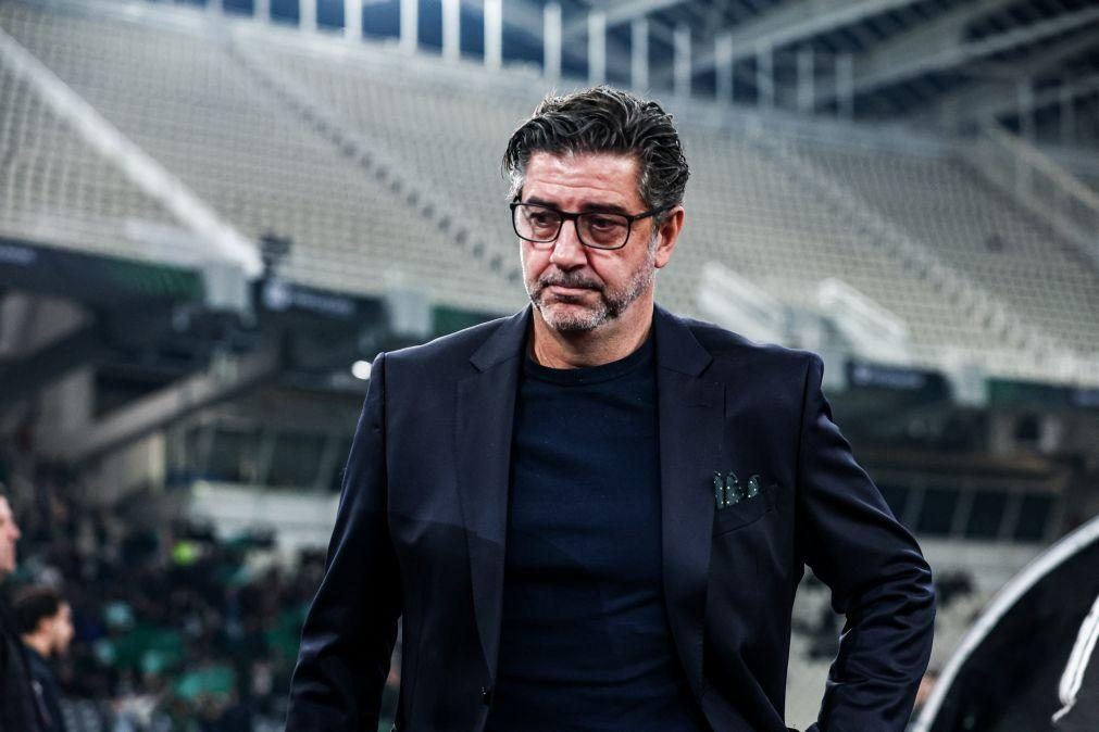 Panathinaikos, de Rui Vitória, afastado da Taça da Grécia com golo nos descontos