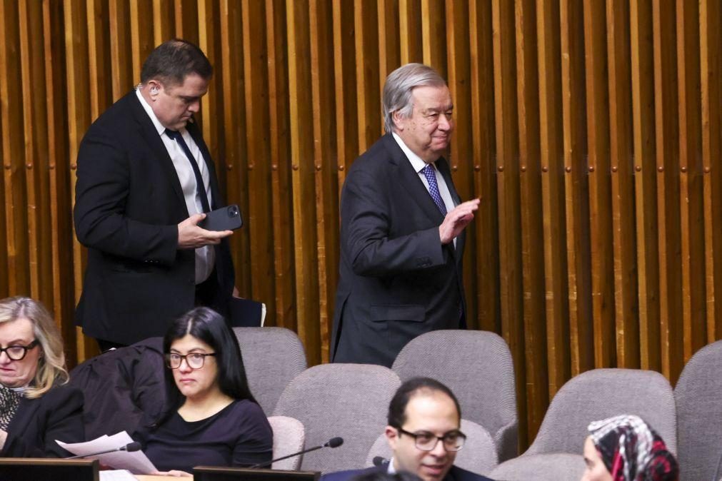 Guterres lança apelo à paz face a 