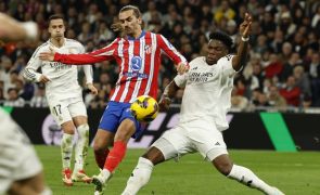 Real e Atlético empatam no dérbi de Madrid que decidia liderança