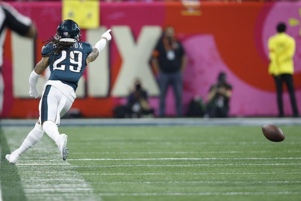 Philadelphia Eagles impedem 'tri' dos Chiefs ao vencerem 59.º Super Bowl