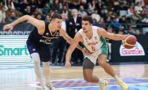 Portugal perde com Ucrânia no fecho da qualificação para Europeu de basquetebol