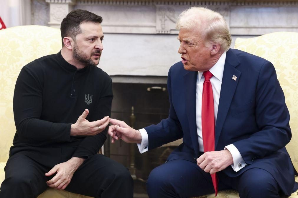 Trump rejeita continuar conversações com Zelensky até que esteja 