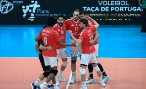 Benfica vence Leixões e conquista Taça de Portugal masculina de voleibol