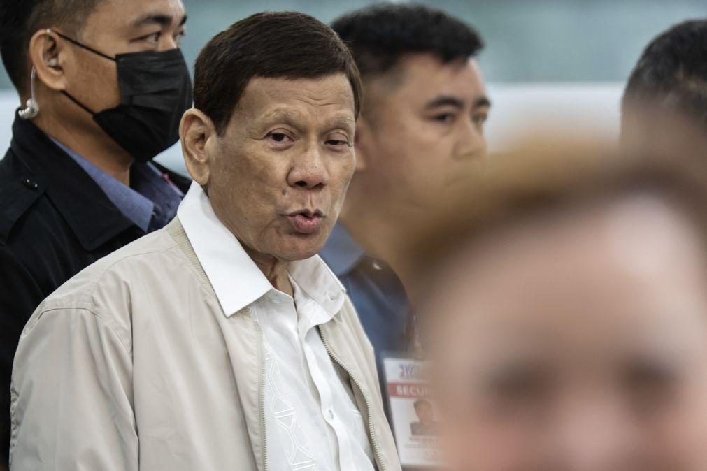 Ex-líder filipino Rodrigo Duterte detido por ordem do Tribunal Penal Internacional