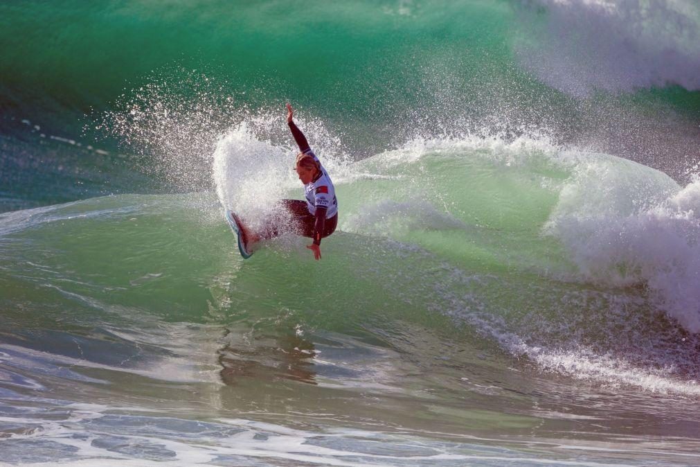 Portuguesa Yolanda Hopkins cai para ronda de eliminação na prova de Peniche