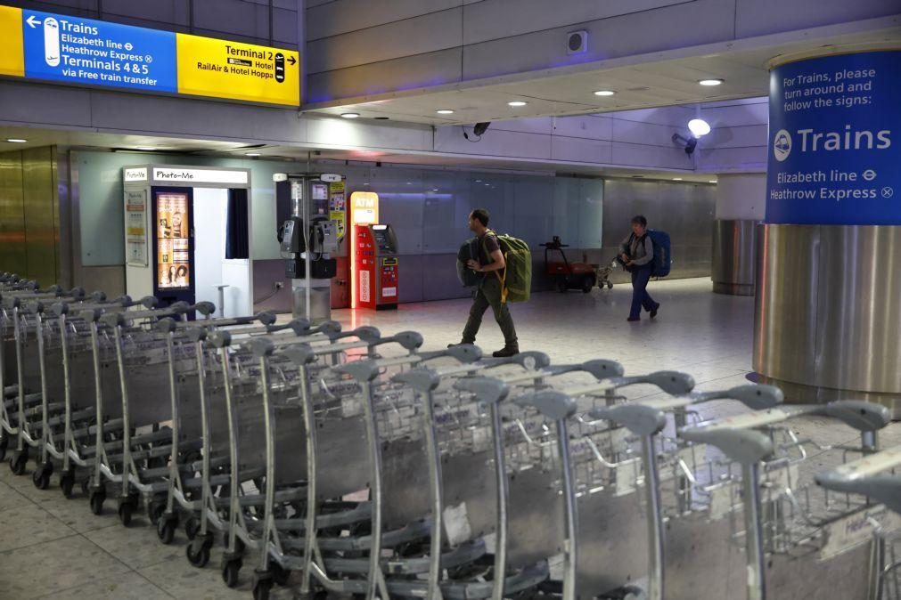 Eletricidade restabelecida no aeroporto londrino de Heathrow