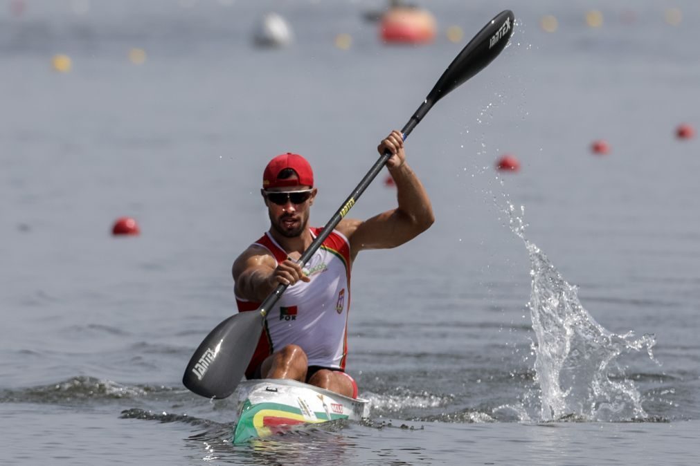 Fernando Pimenta na final de K1 1.000 metros dos Mundiais de canoagem