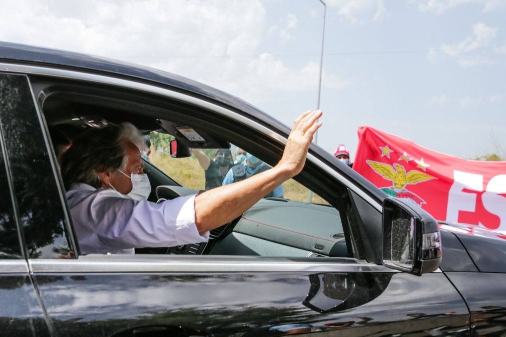 Jorge Jesus assinala lema do Benfica 'De muitos, um' no dia da sua apresentação