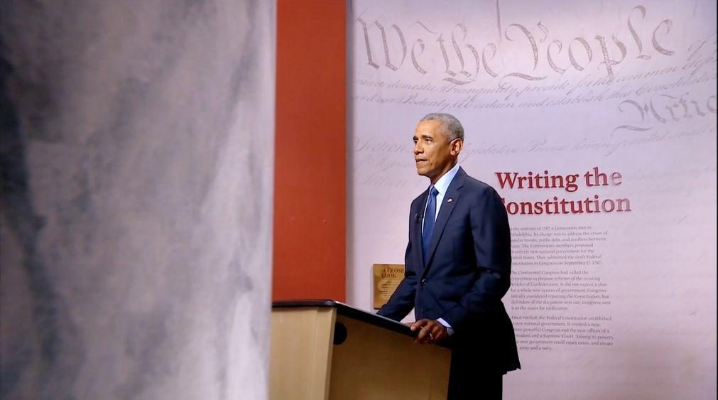 Obama ataca Trump em convenção sem público e com discursos pré-gravados