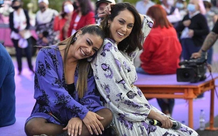 Débora Monteiro Obrigada a apagar foto com Raquel Tavares depois de chamarem gorda à fadista