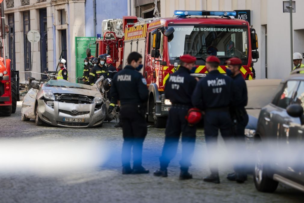 Trabalhos de busca pelo jovem desaparecido após incêndio em Lisboa vão decorrer 