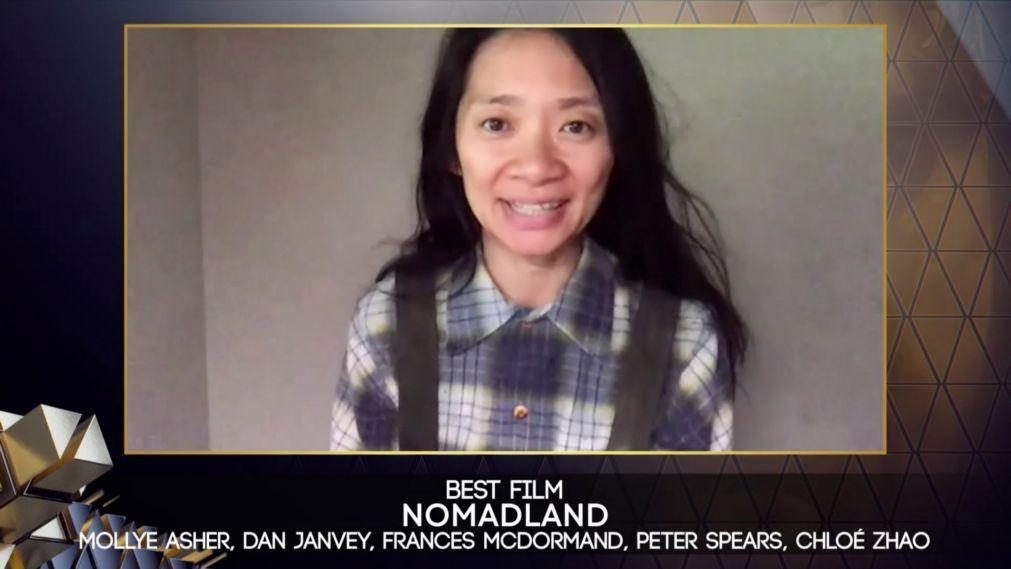 Filme "Nomadland" de Chloé Zhao foi o grande vencedor dos ...