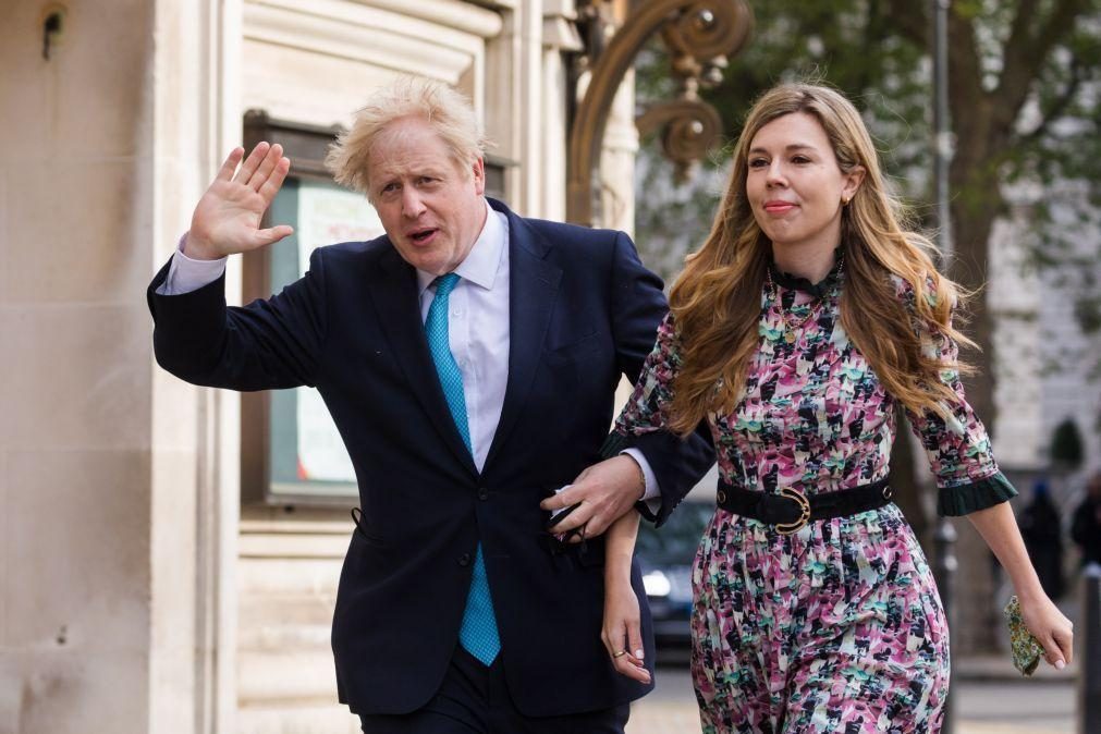 Boris Johnson casou-se com Carrie Symonds