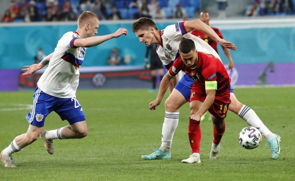 Euro2020: Bélgica vence Rússia na estreia no Grupo B