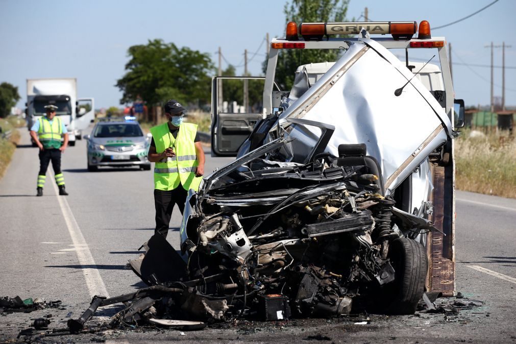 Mais de 11 mil acidentes e 140 mortes nas estradas do continente nos primeiros seis meses do ano