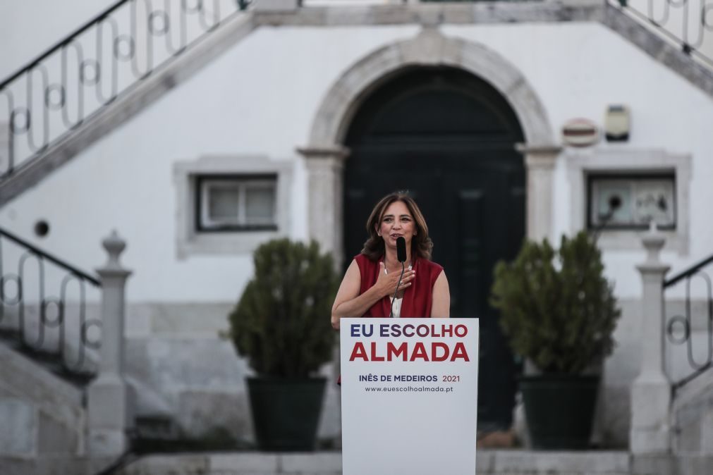 Autárquicas: Inês de Medeiros reeleita em Almada, dizem projeções