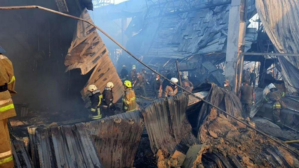 Pelo menos 10 mortos e 40 feridos em ataque a centro comercial na Ucrânia